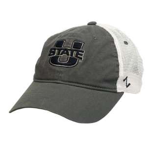 U-State, Gray, Mesh Back, Cap, Hat